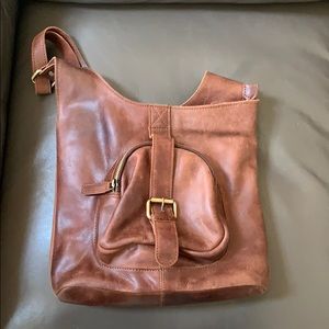 Leather crossbody